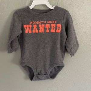 Carter’s “Mommy’s Most Wanted” Long Sleeve Onsie